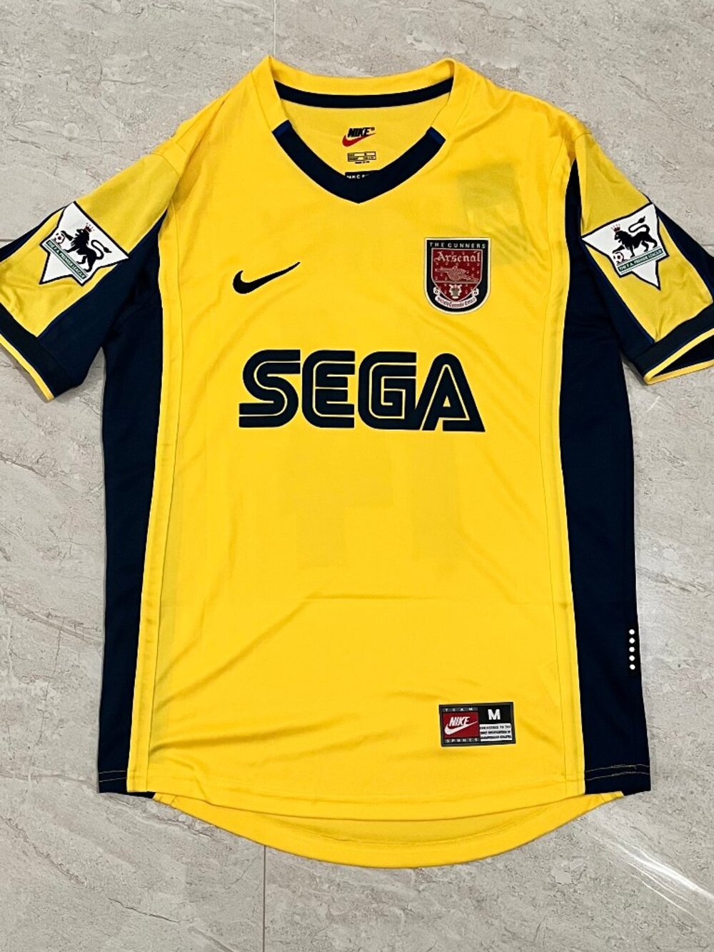 Arsenal 99/00 Away jersey - Henry #14 US SIZE X-LARGE